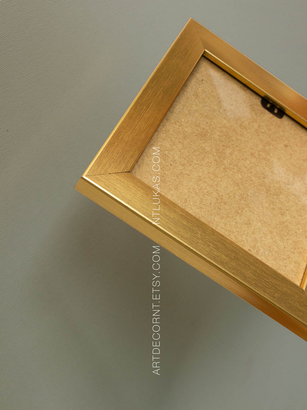 Small Frame for 5x5 or 5x7 Art, Gold frames gallery wall