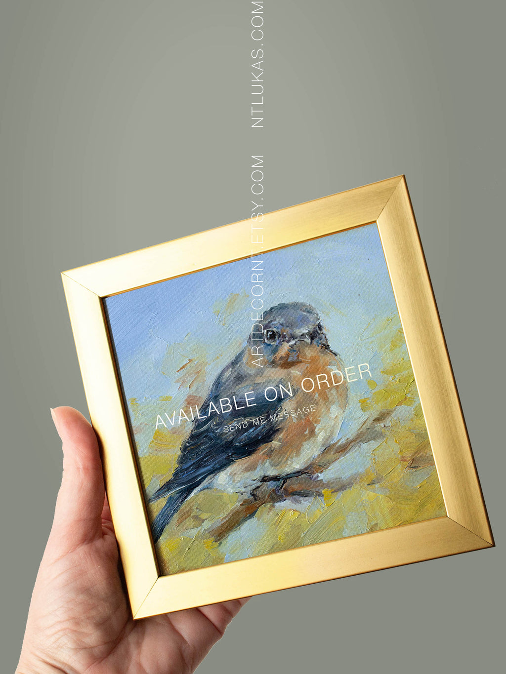 Small Frame for 5x5 or 5x7 Art, Gold frames gallery wall
