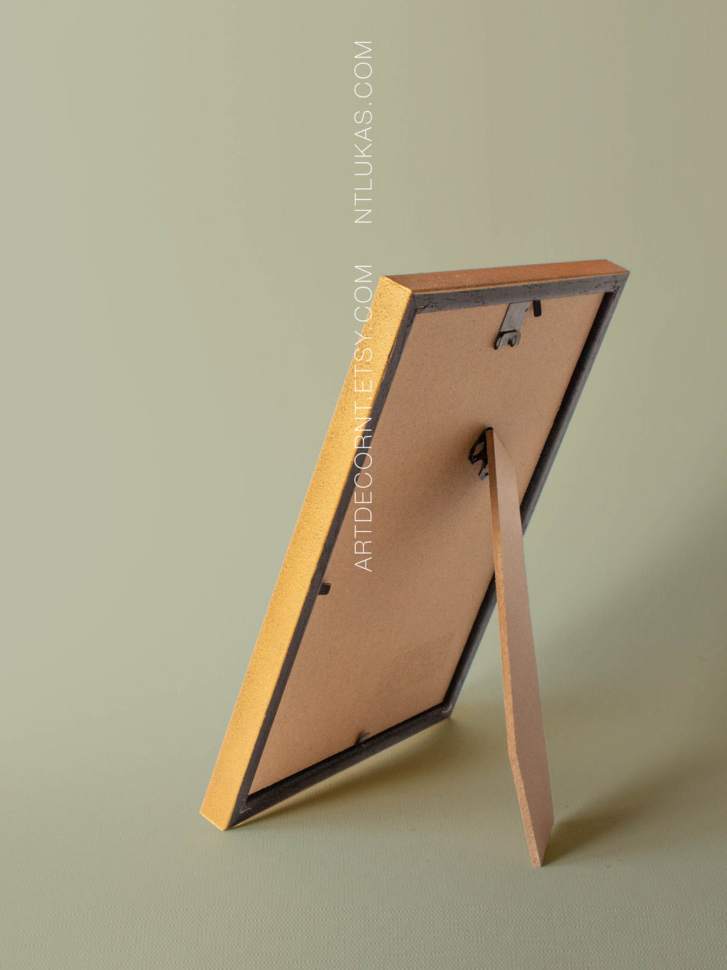 Small Frame for 5x5 or 5x7 Art, Gold frames gallery wall