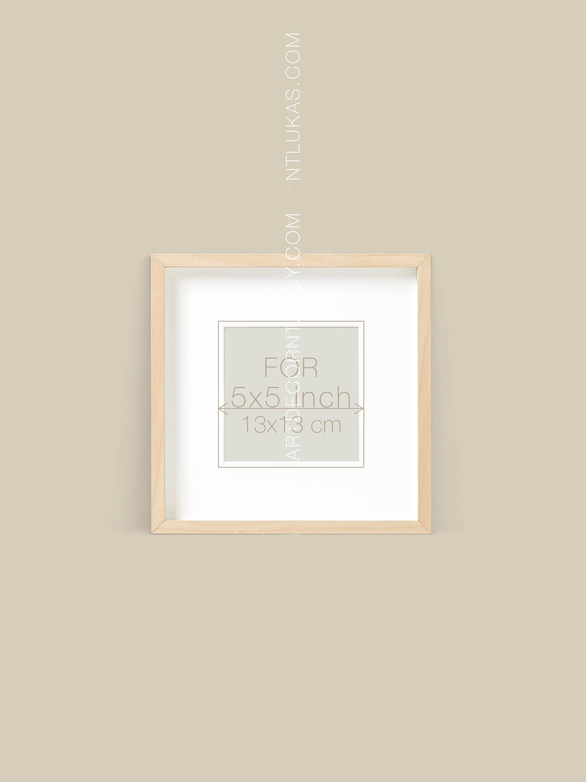 Small Frame for 5x5 or 5x7 Art, Gold frames gallery wall