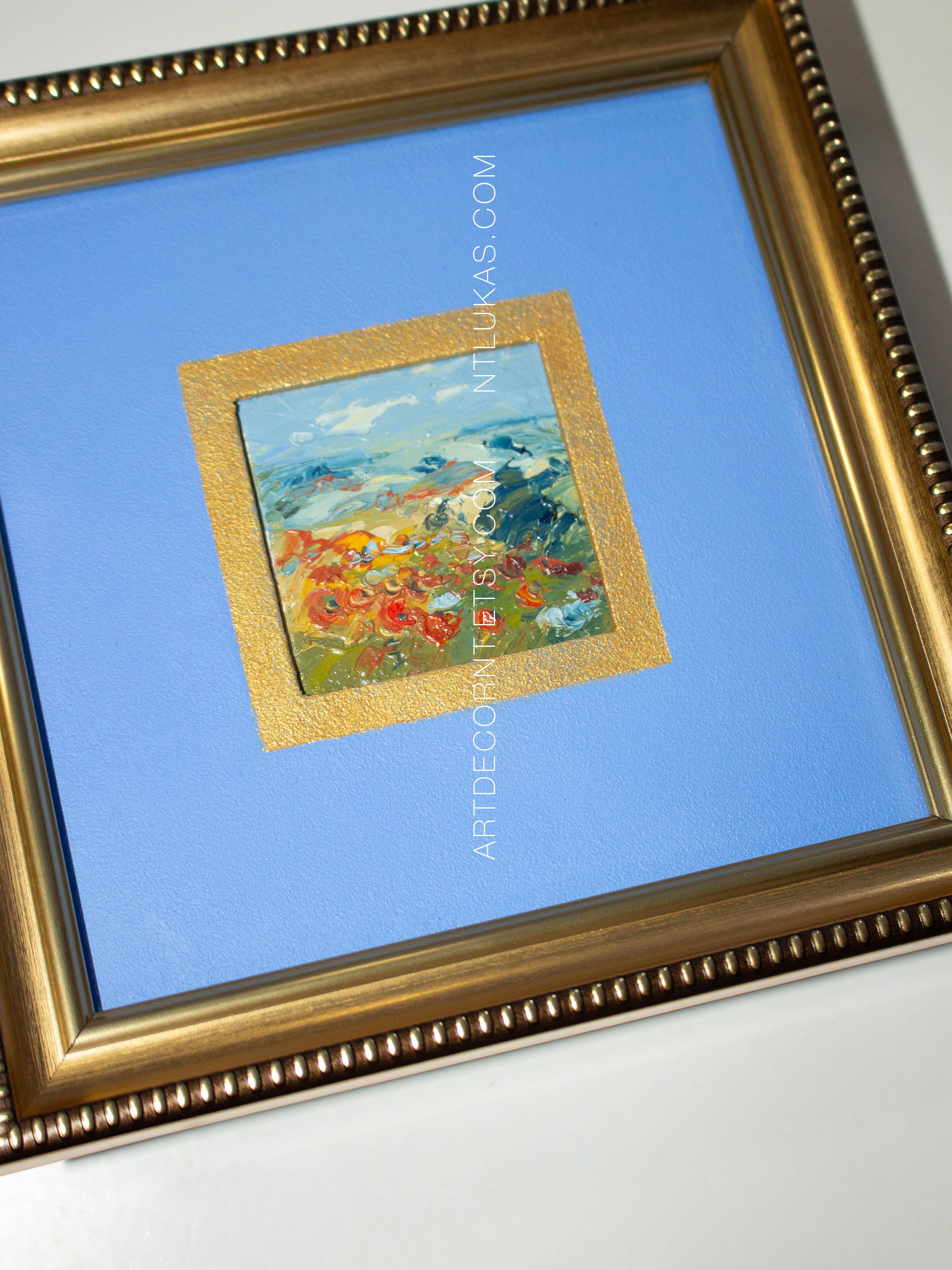 Small Gold Picture Frame 6x6 inch: Square Photo Frame