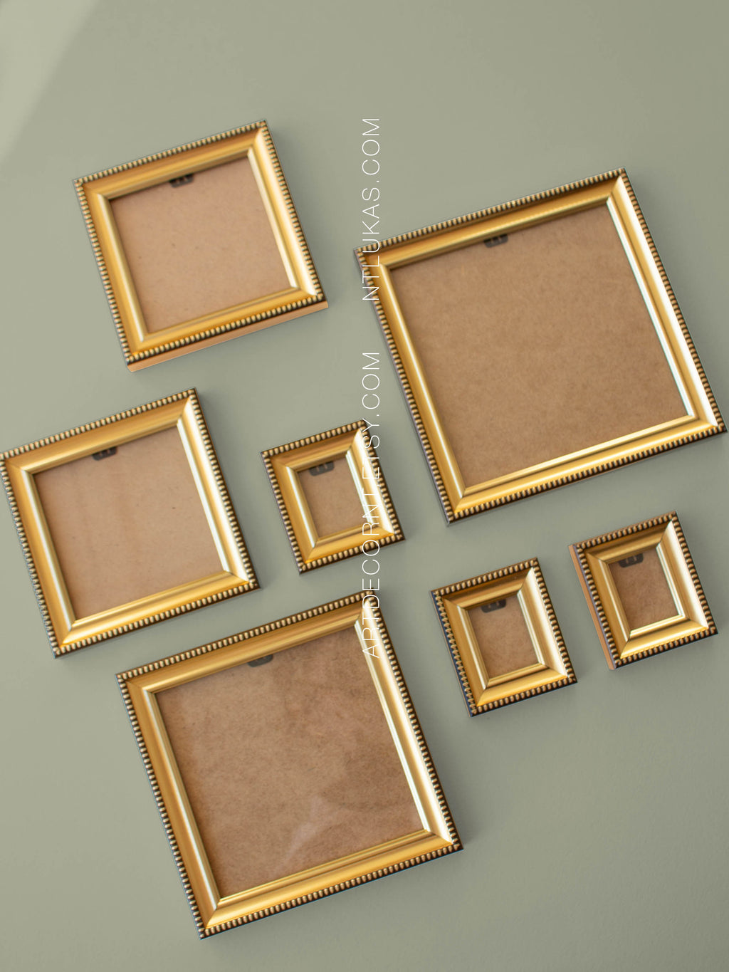 Small Gold Picture Frame 6x6 inch: Square Photo Frame
